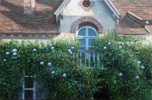 タイトル「VENTANA 朝日があたる家(Fontainebleau)」 サイズ:22×33