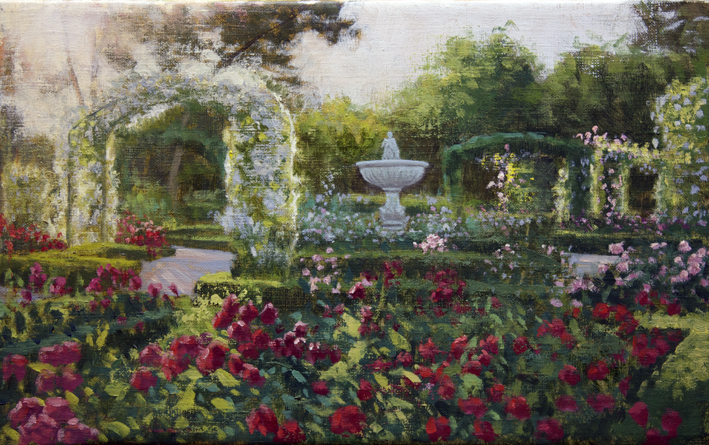 タイトル:夏の夕暮れ: rosaleda del retiro no.4 サイズ:22×35cm