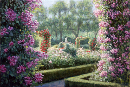 2−タイトル:静かな午後: rosaleda del retiro no.2 サイズ:22×33cm
