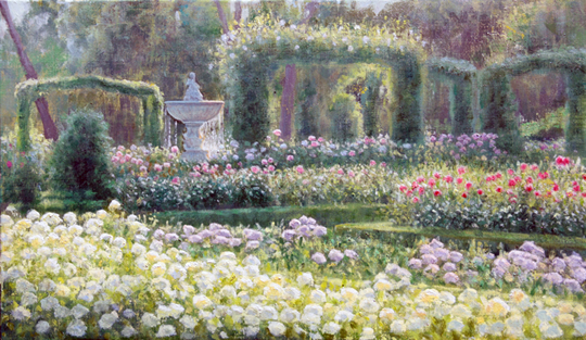 タイトル:初夏の匂い: rosaleda del retiro no.3 サイズ:24×41cm